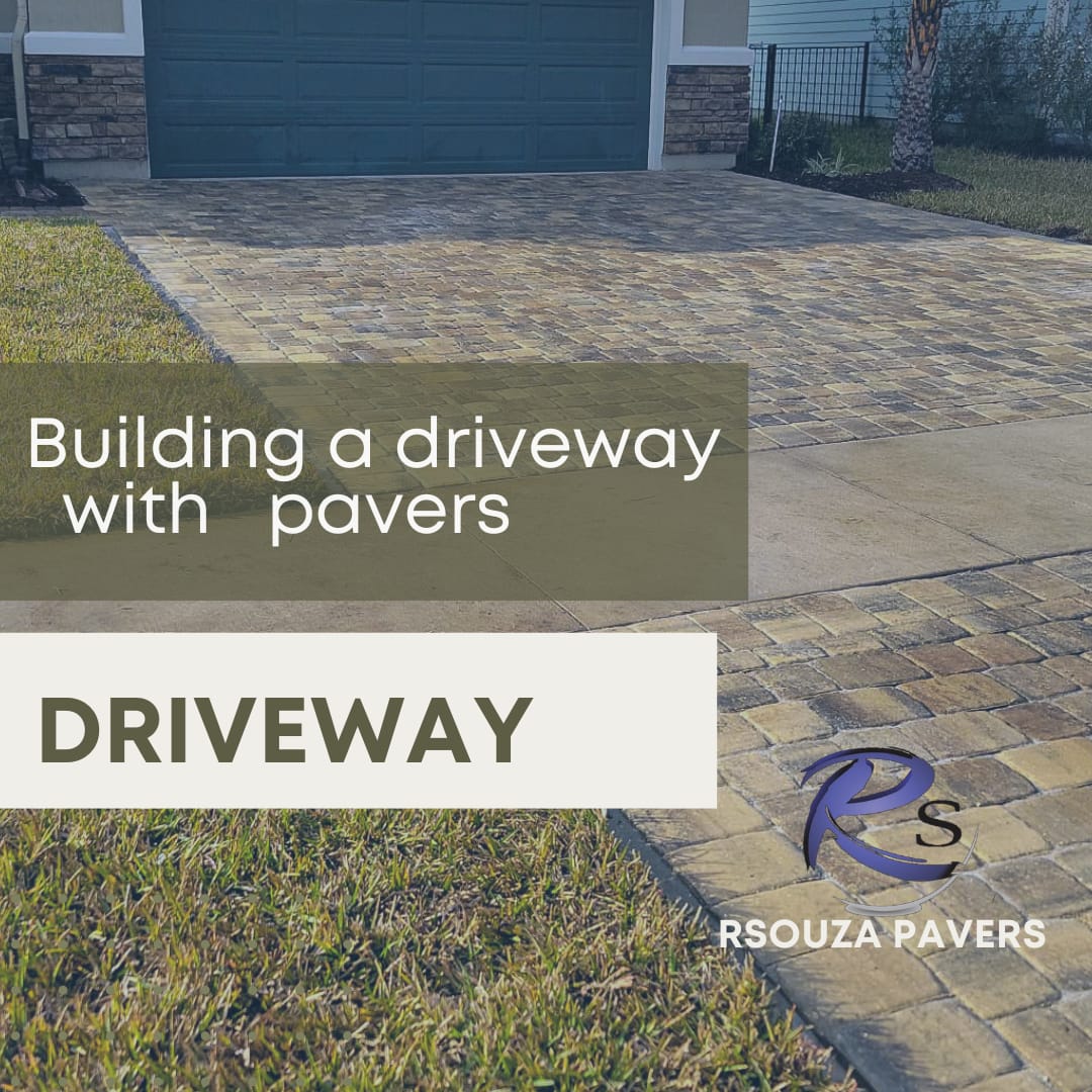 Building a driveway with pavers