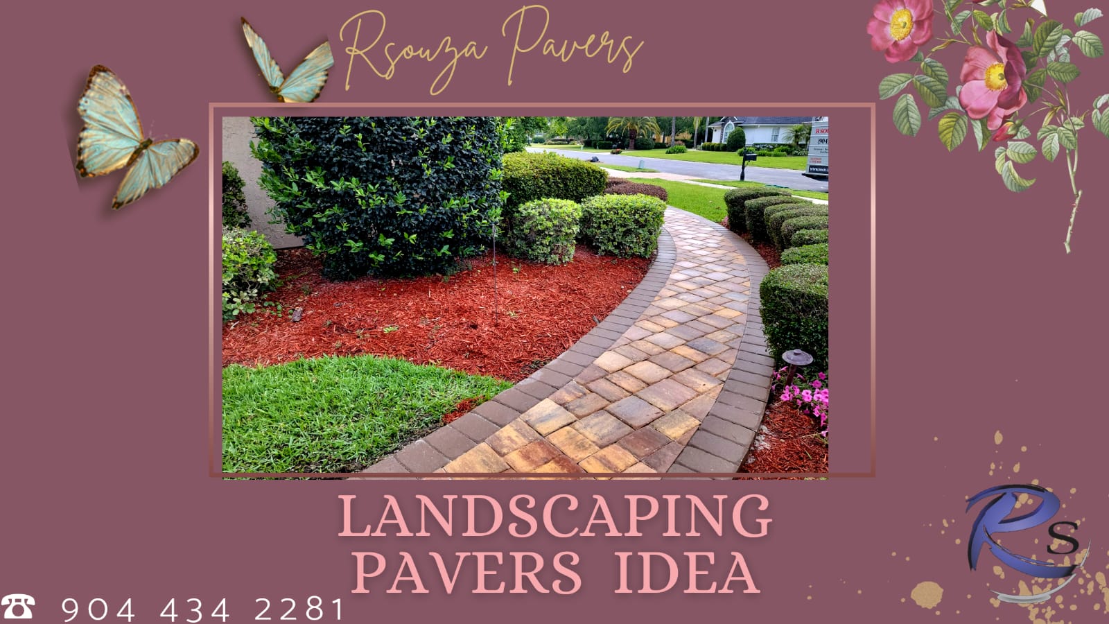 Landscaping pavers idea