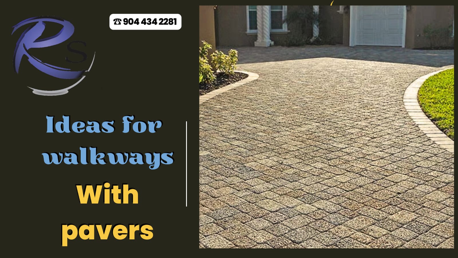 Ideas for walkways with pavers