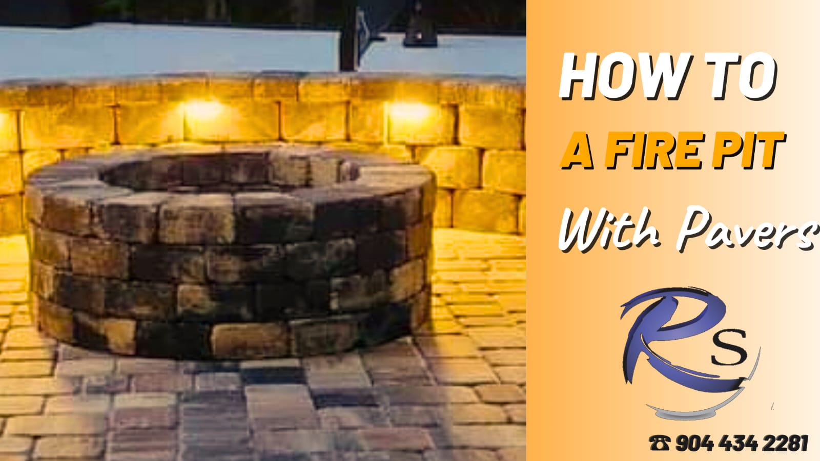 How to Build a Fire Pit with Pavers