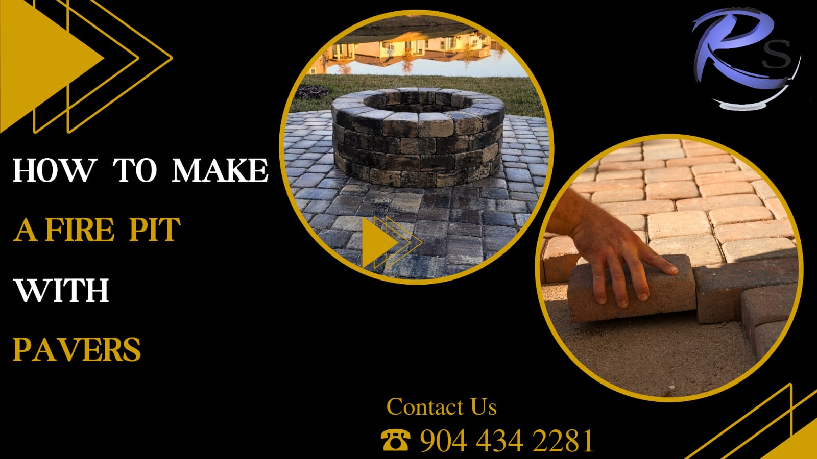 How to make a fire pit with pavers