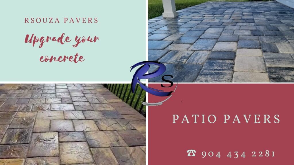 Upgrade your concrete patio pavers R Souza Pavers