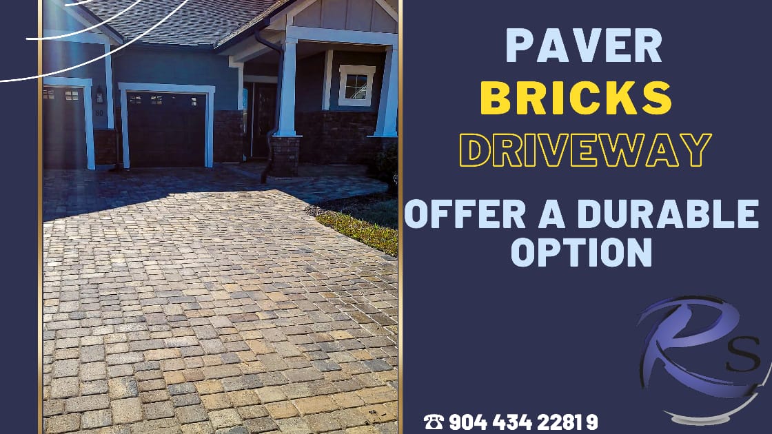 Paver bricks for driveway offer a durable option