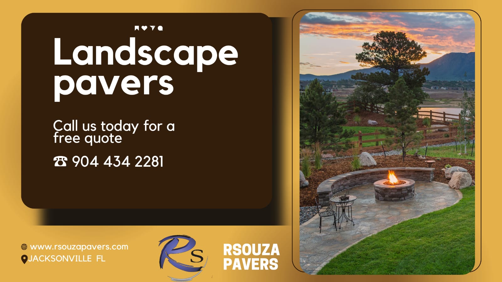 Landscape pavers make your landscaping shine