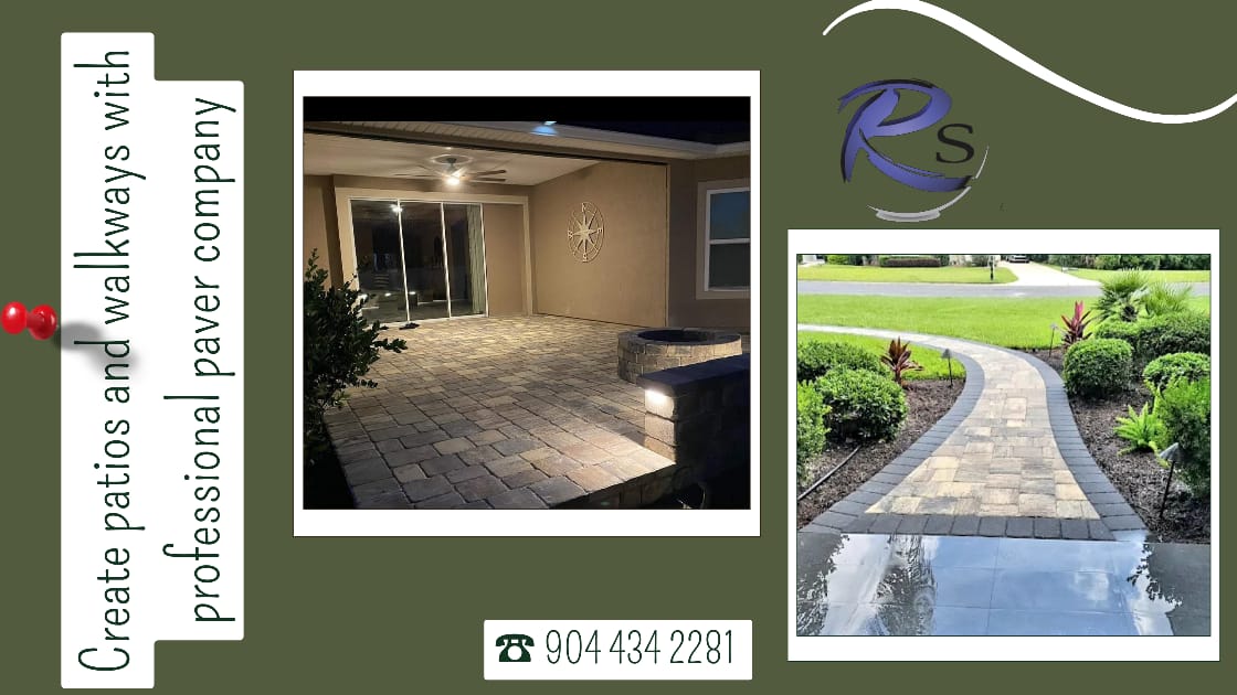 create patios and walkways with professional paver company