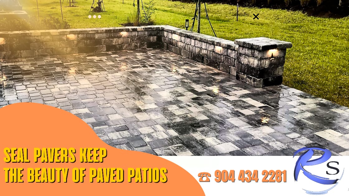 Seal pavers keep the beauty of paved patios