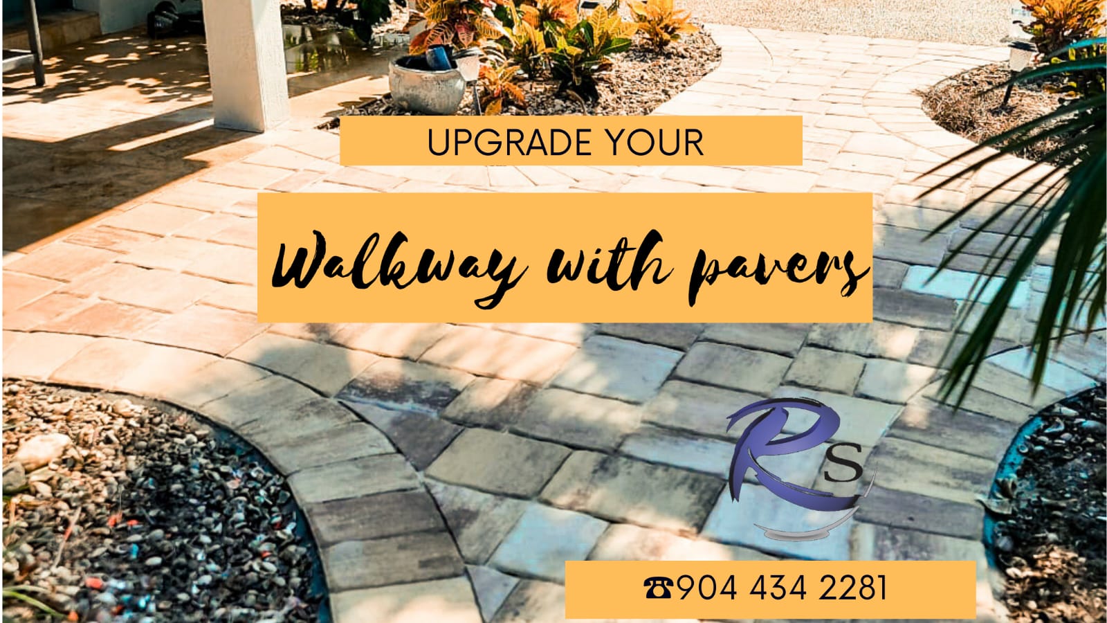 Upgrade your walkway with pavers