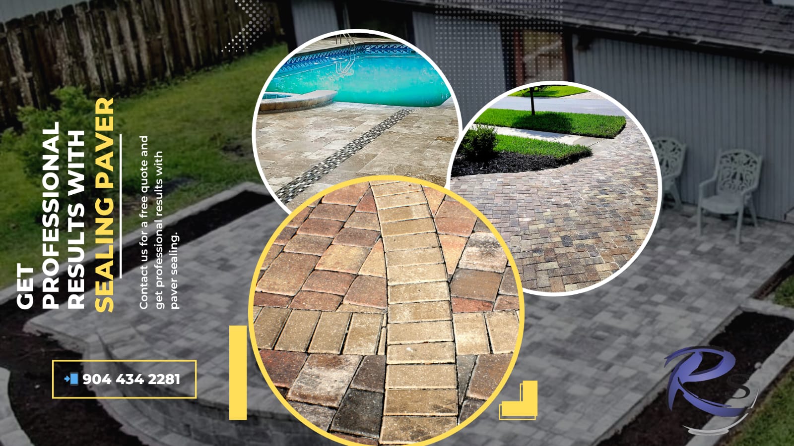 Get professional results with sealing paver