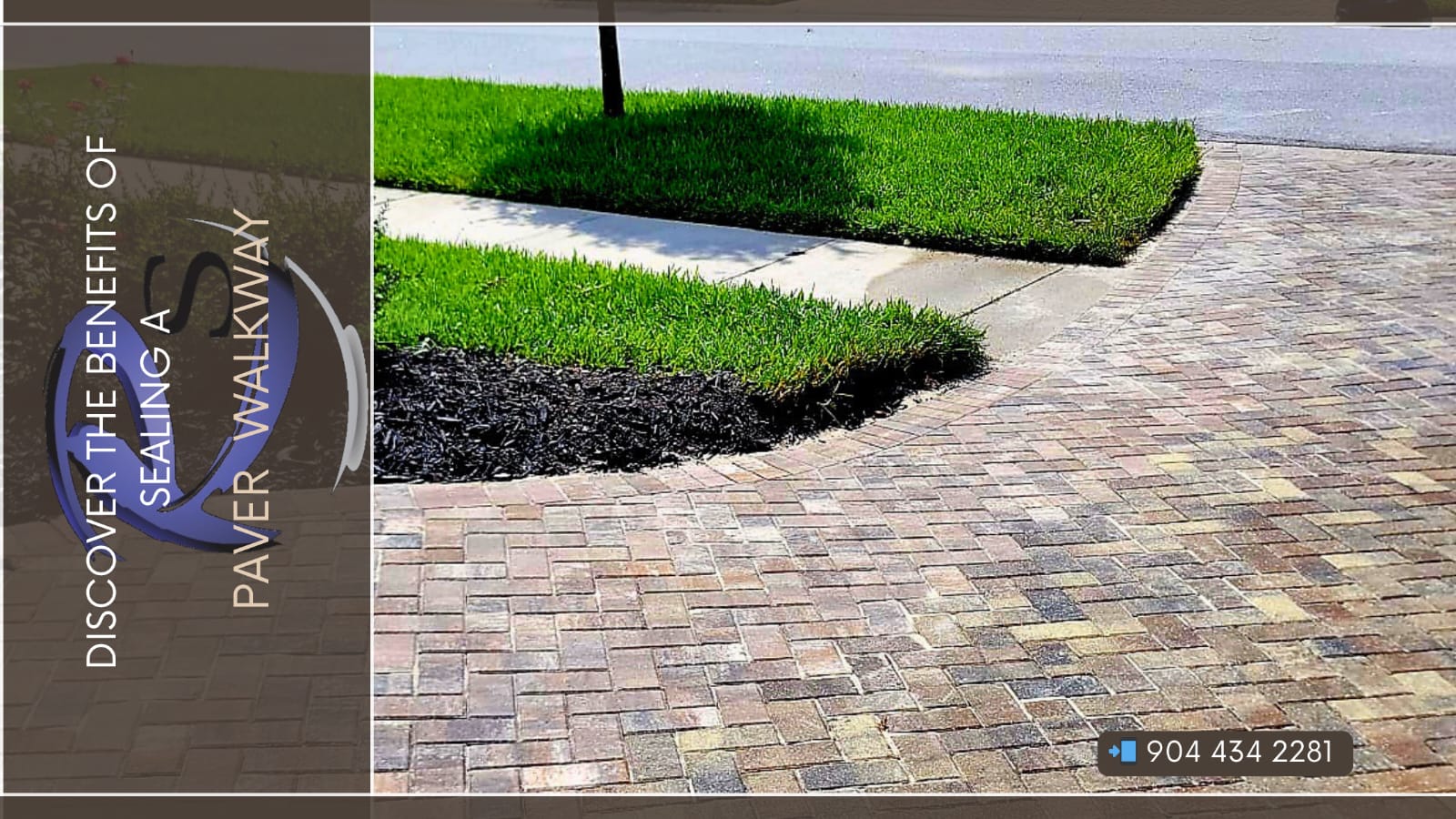 discover the benefits of sealing a paver walkway